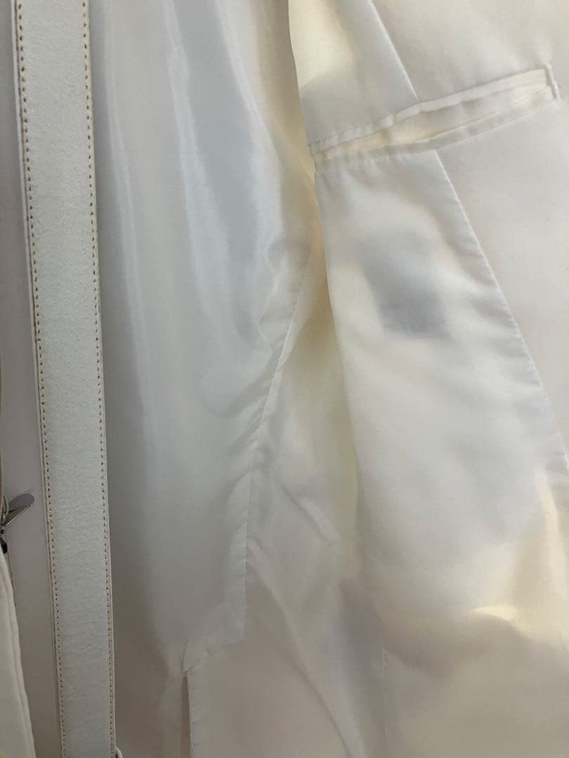 矢沢永吉風　白スーツ上下・サスペンダーベルトおまけ付き