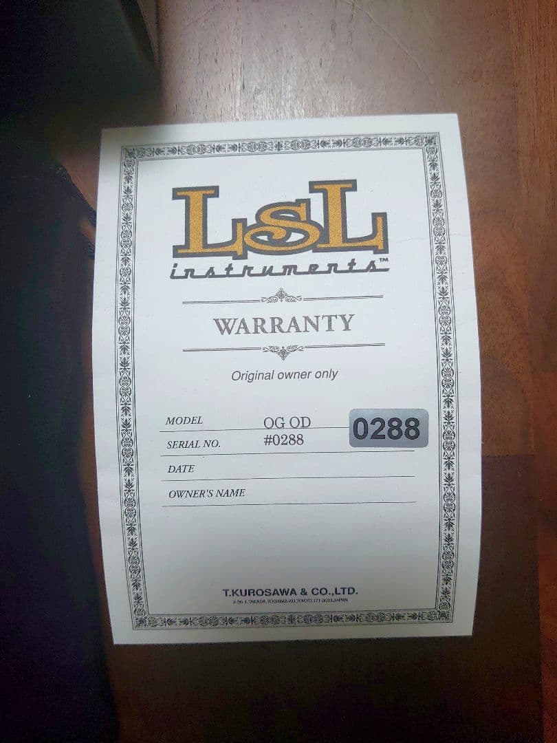 LsL InstrumentsOG OD オーバードライブ