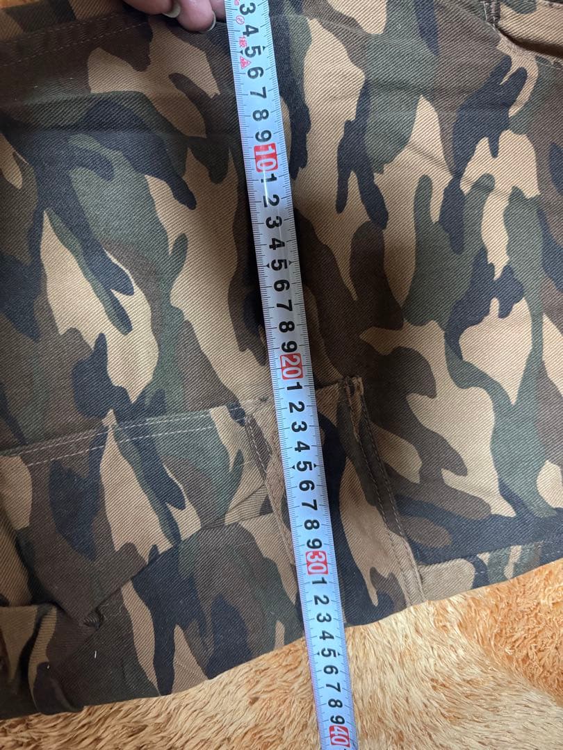 エヴィス　迷彩　カーゴパンツ