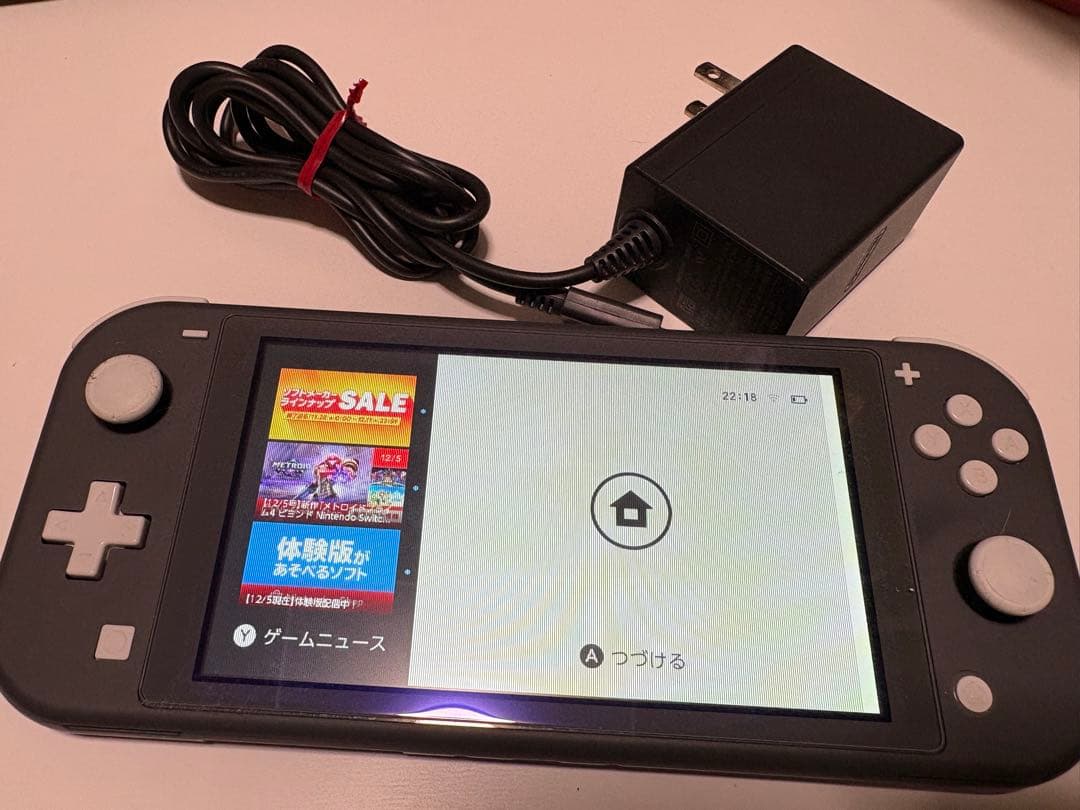 switch lite グレー