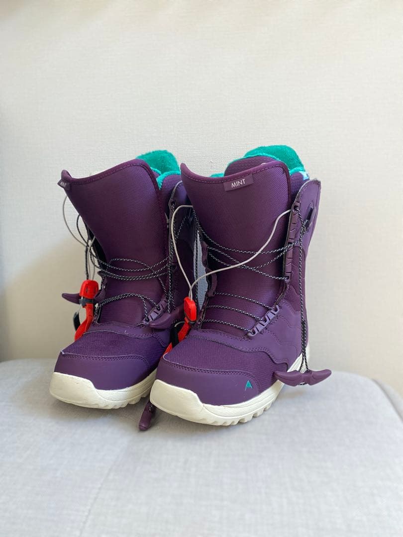 BURTON スノーボードブーツ 紫　ブーツ　23.5