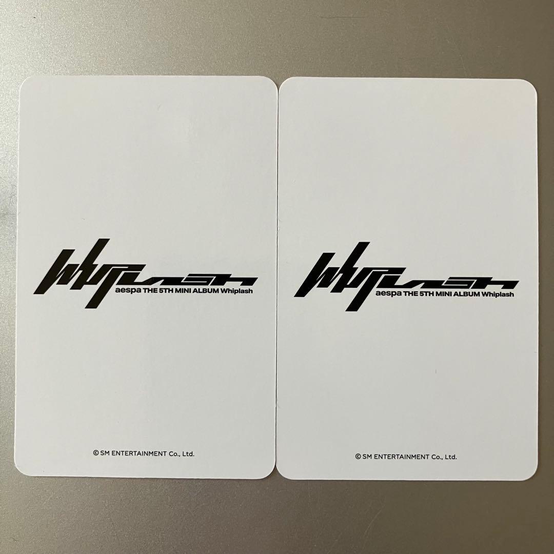 aespa Whiplash UNBOXING EVENT トレカ　カリナ