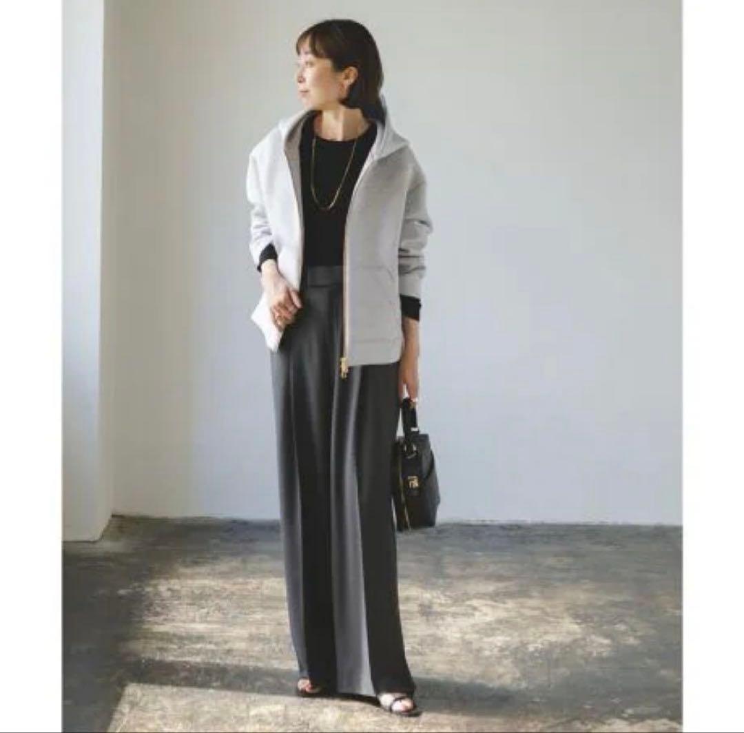 値下げ　NOBLE パーカー ダンボールニットフーデットパーカー