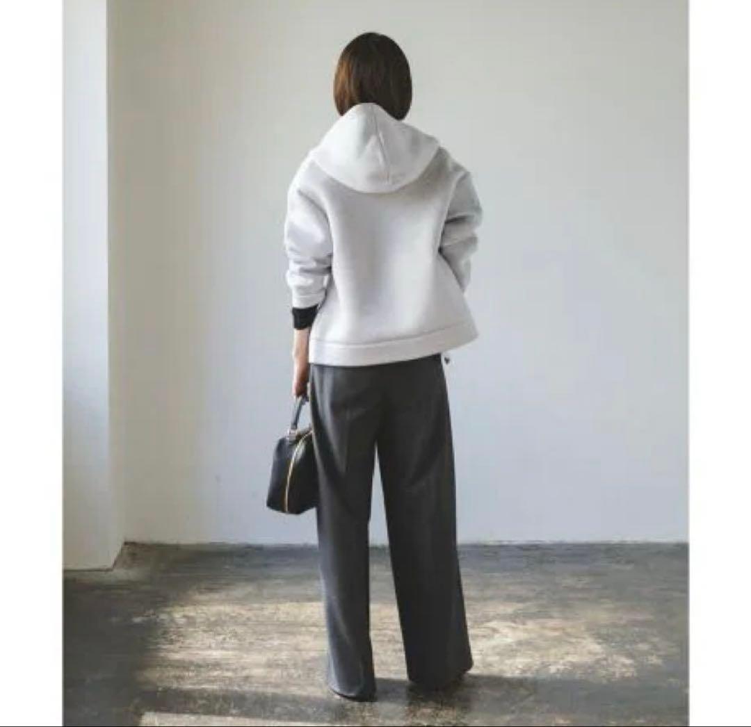 値下げ　NOBLE パーカー ダンボールニットフーデットパーカー