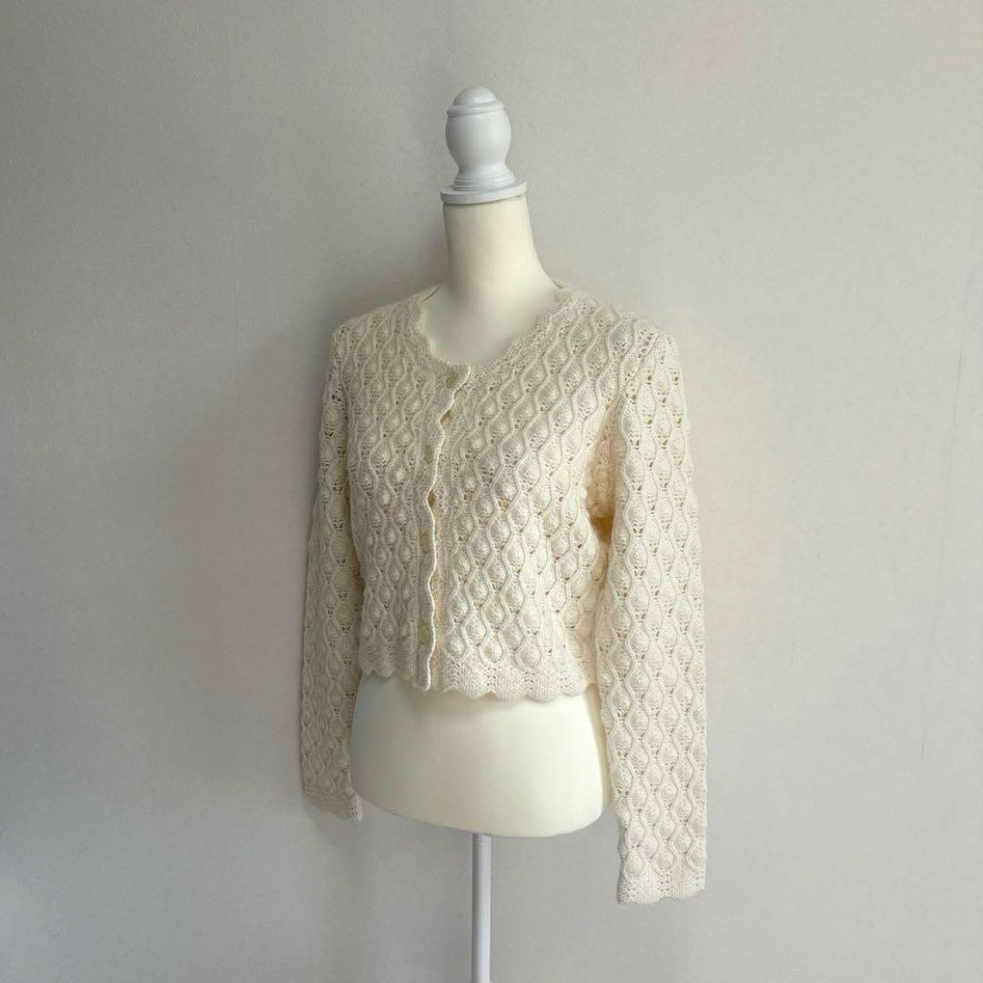 【美品】 Rouje Paris ルージュ カーディガン ニット フランス