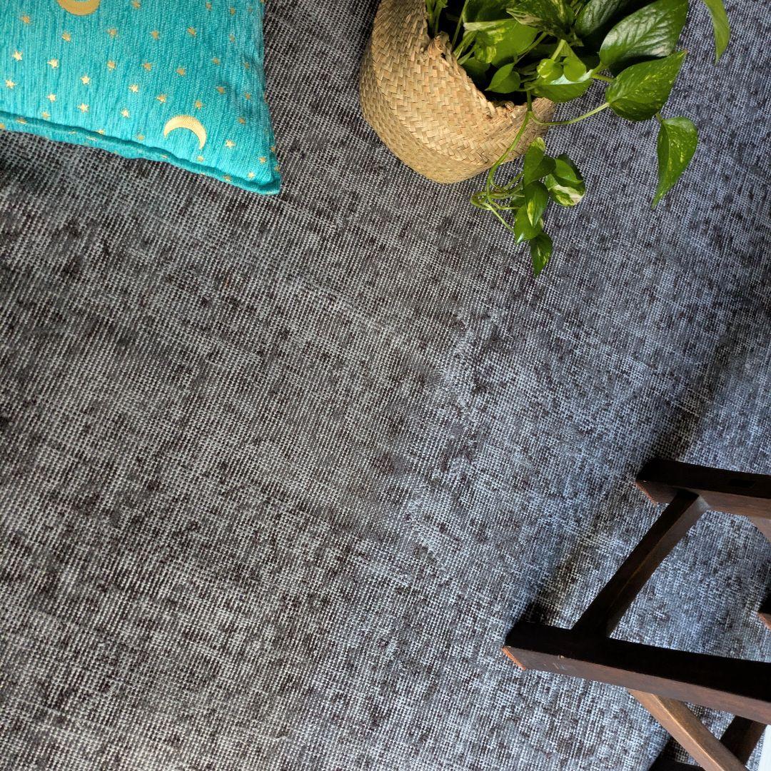 111×207 オーバーダイニュアンスグレー　トルコヴィンテージラグ