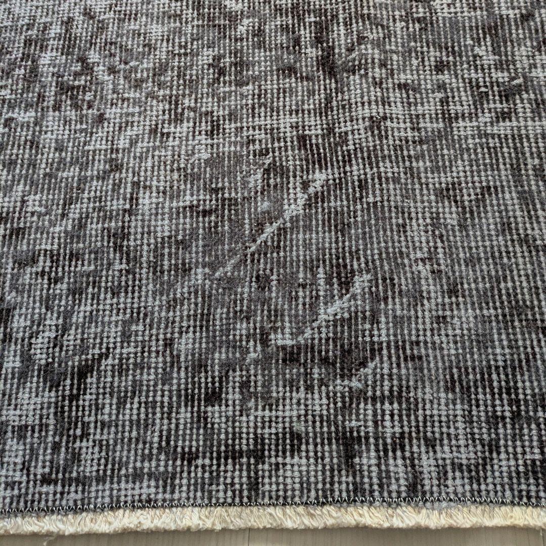 111×207 オーバーダイニュアンスグレー　トルコヴィンテージラグ