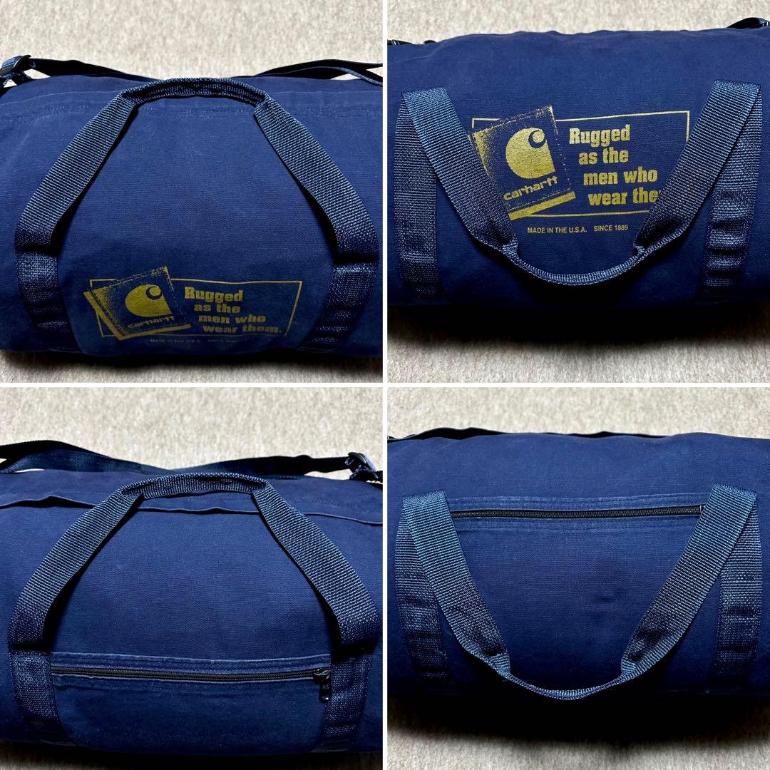 Carhartt ドラムバッグ ダック ネイビー 美品 USA製 93年製