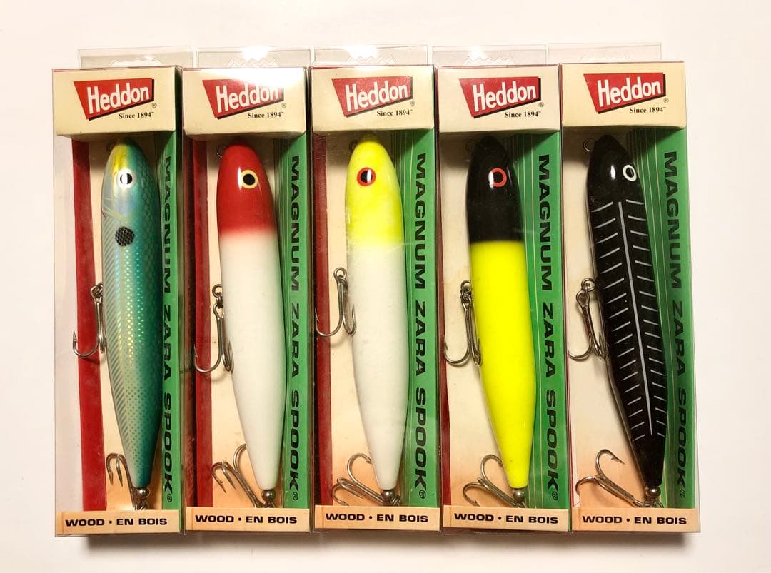 ヘドン マグナム ザラ スプーク　7インチ　4色セット