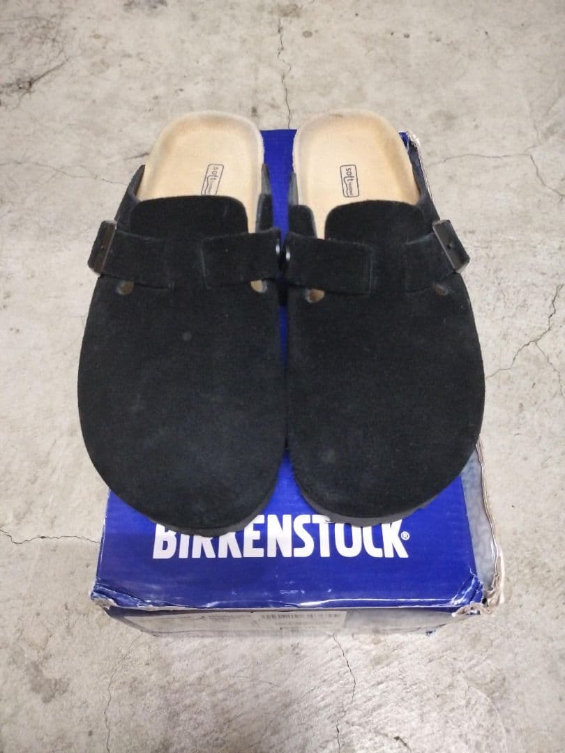 BIRKENSTOCK BLACK　Boston ボストン サンダル 37