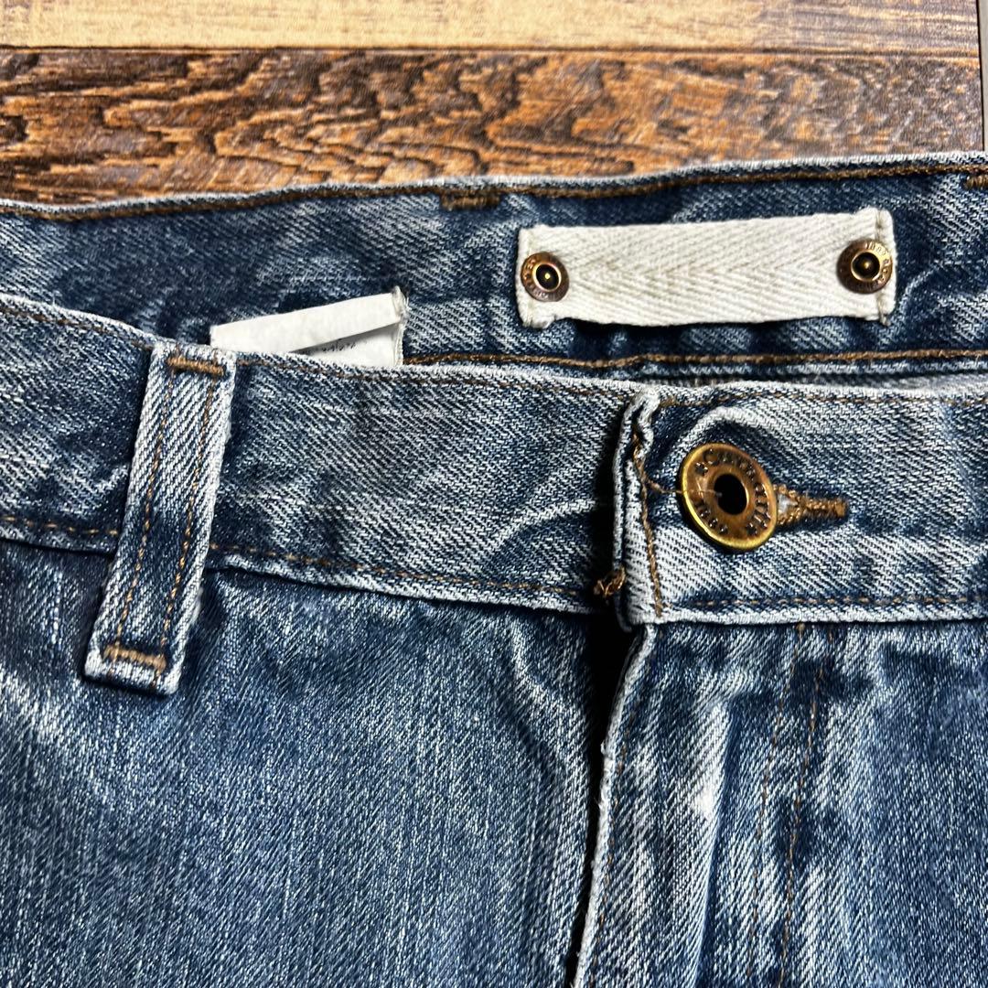 g*o様 Carhartt ダブルニー デニムワークパンツ フェード 雰囲気系