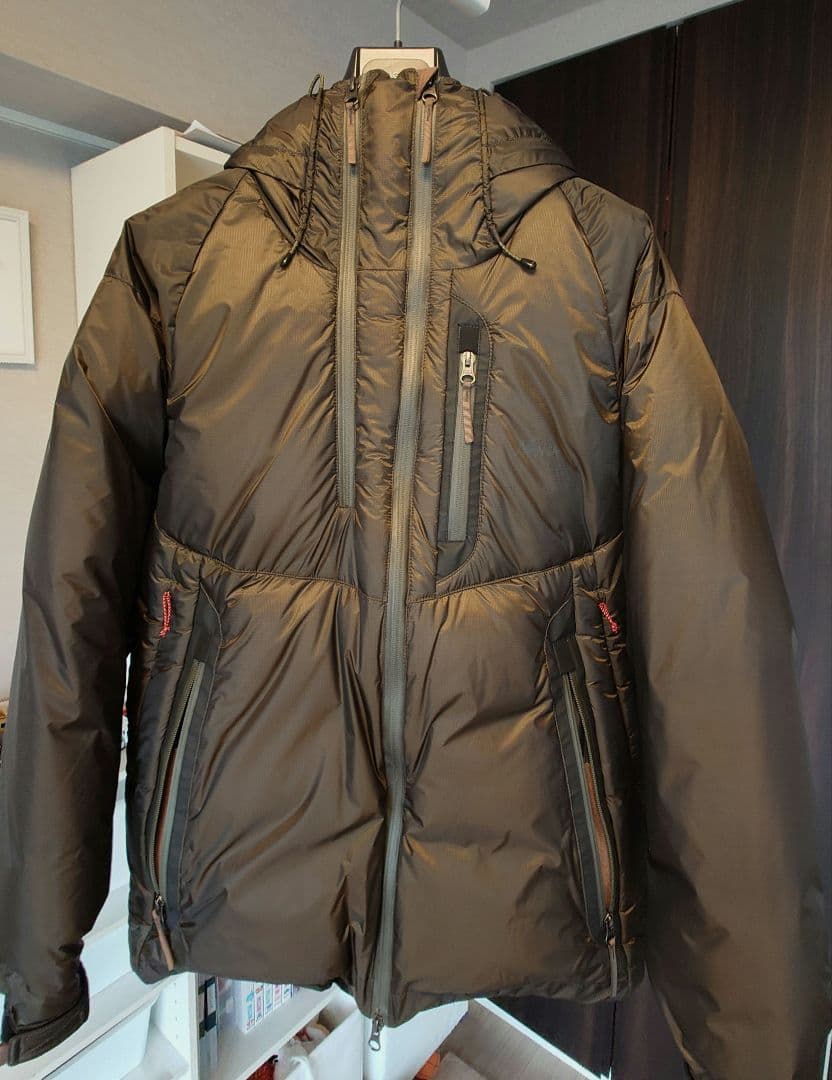 ナンガ　オーロラライトダウンジャケット XL カーキグリーン