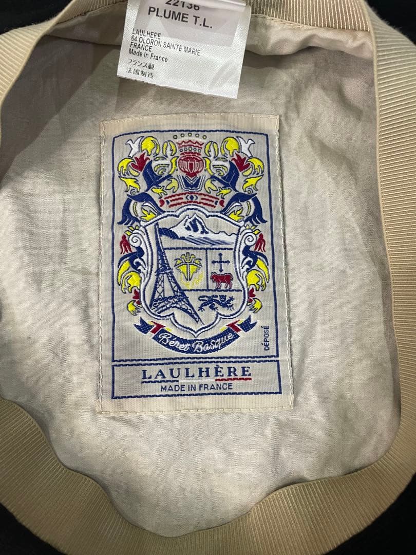 フランス製　LAULHERE（ローレール）　コットンベレー帽PLUME プルム