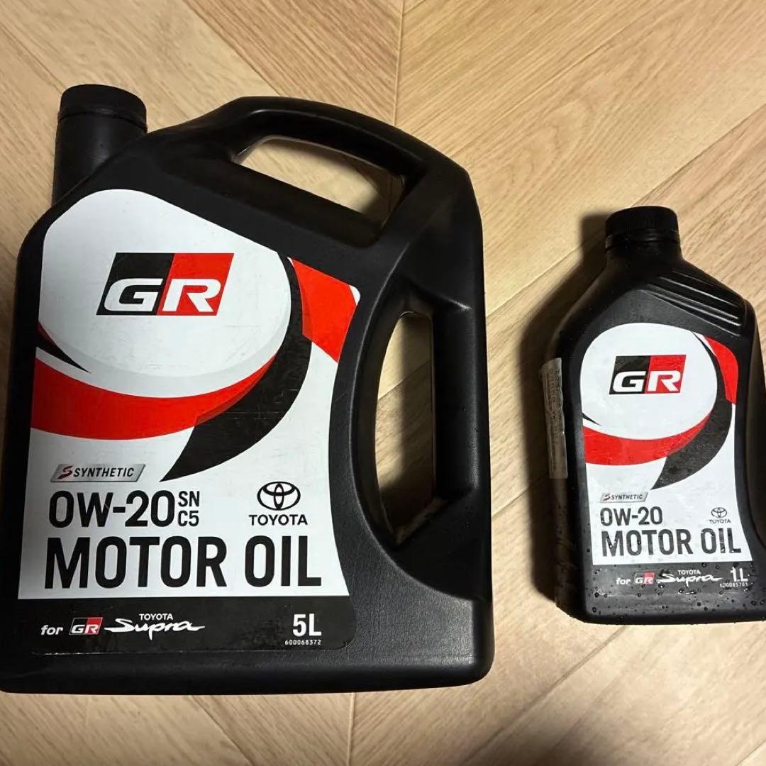 トヨタ GR 0W-20 エンジンオイル 計6L