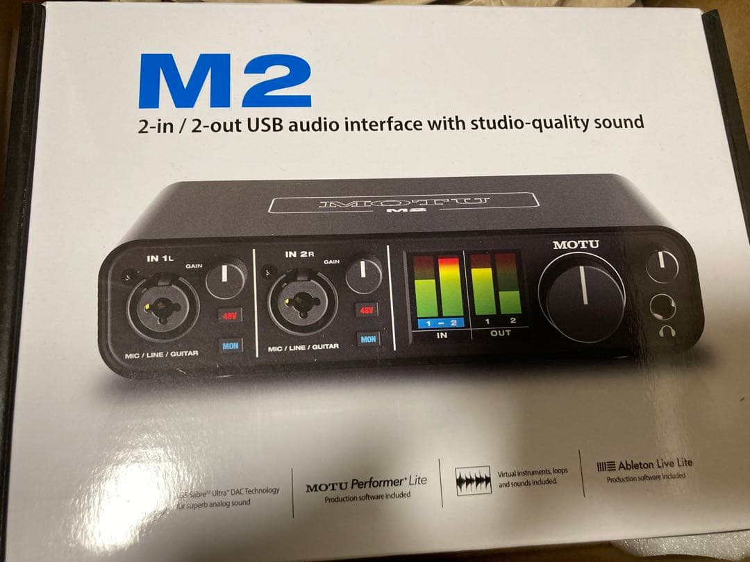 【美品】 MOTU M2 オーディオインターフェイス