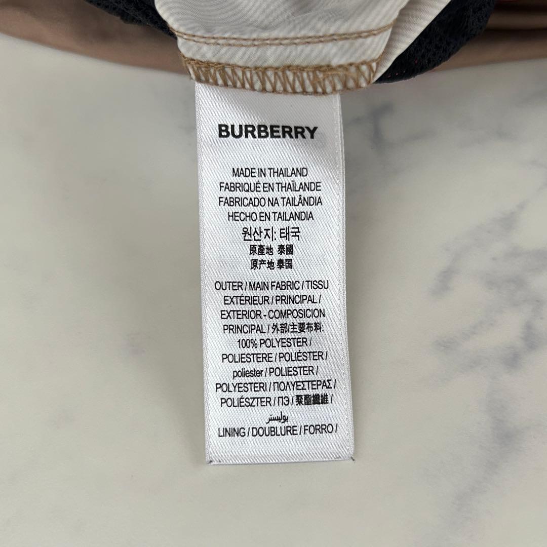 現行 バーバリー ハーフパンツ ノバチェック メガチェック ナイロン LG