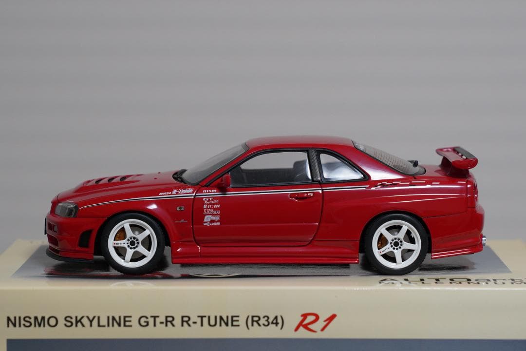 オートアート 1/18 日産 SKYLINE GT-R R34 R-tune