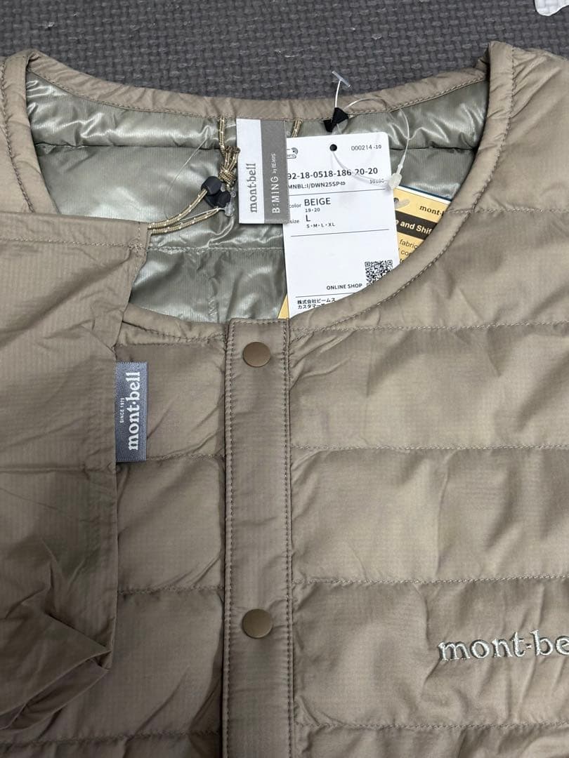 shu様　mont-bell/スペリオダウン ラウンドネックジャケット　beam