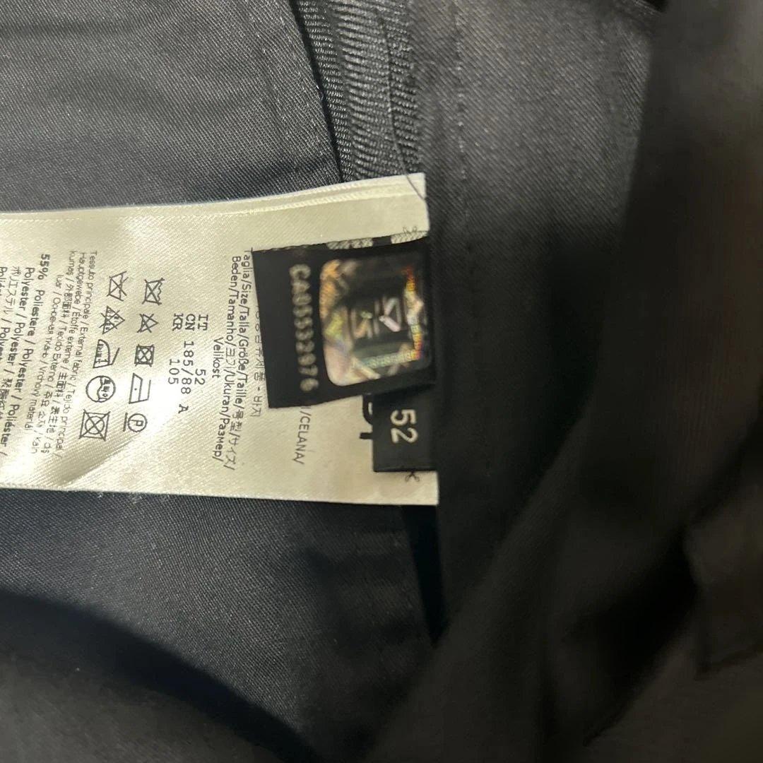 よ*ん様 Fendi 黒 スラックス ロゴ 52 パンツ