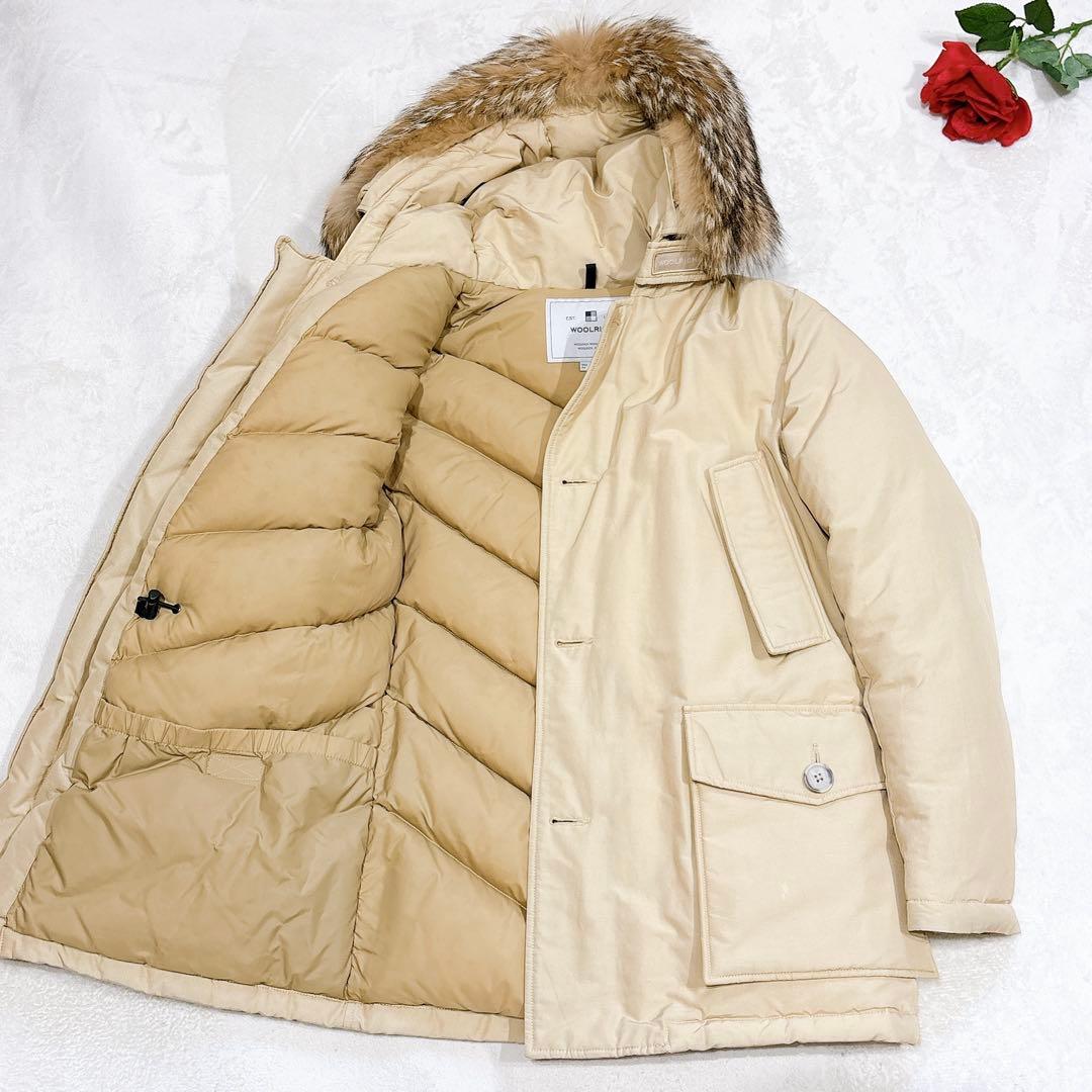 未使用✨　ウールリッチ　アークティックパーカー　ダウンジャケット　ベージュ