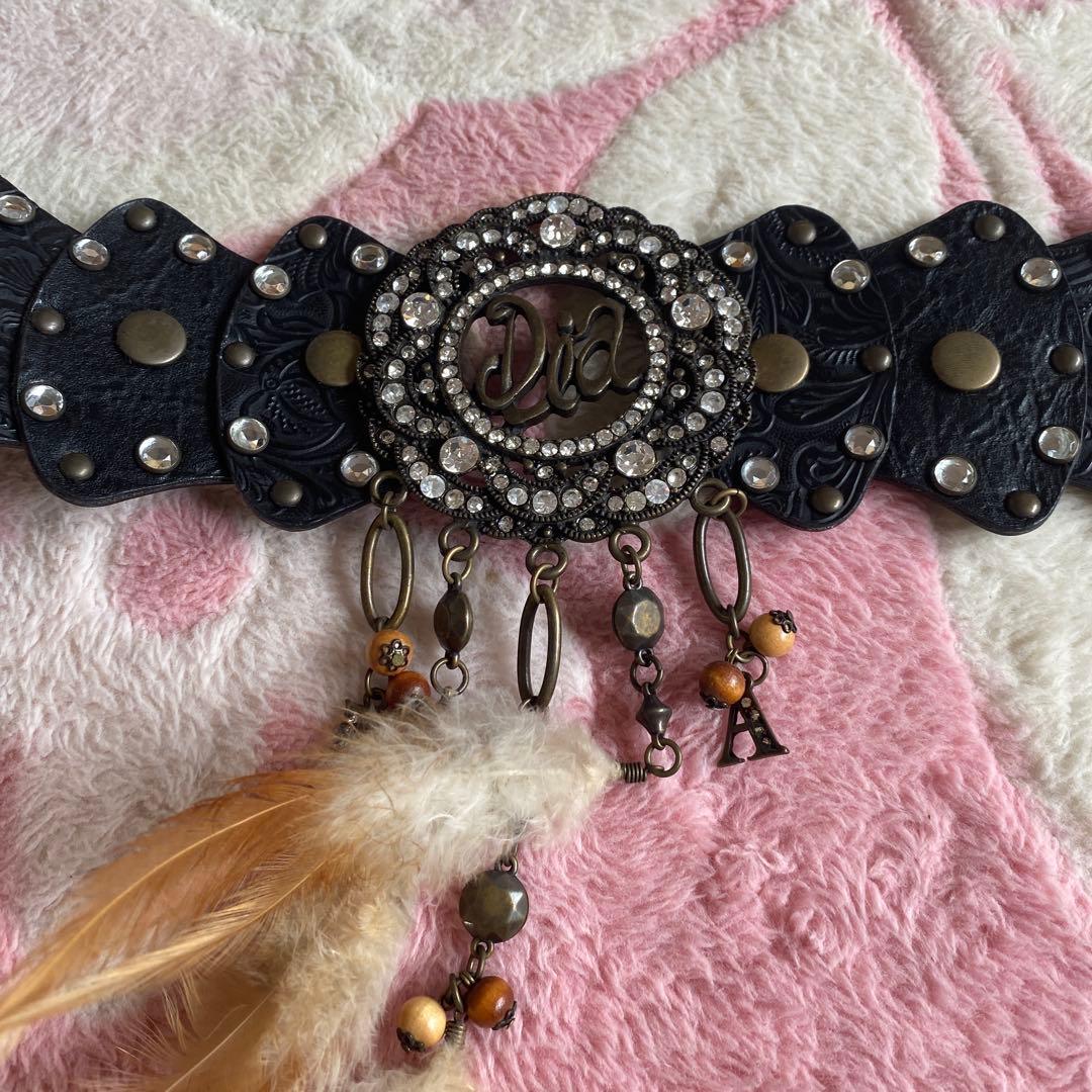 d.i.a. ダイヤ ベルト ギャル 平成ギャル 黒GAL ムーンバックル