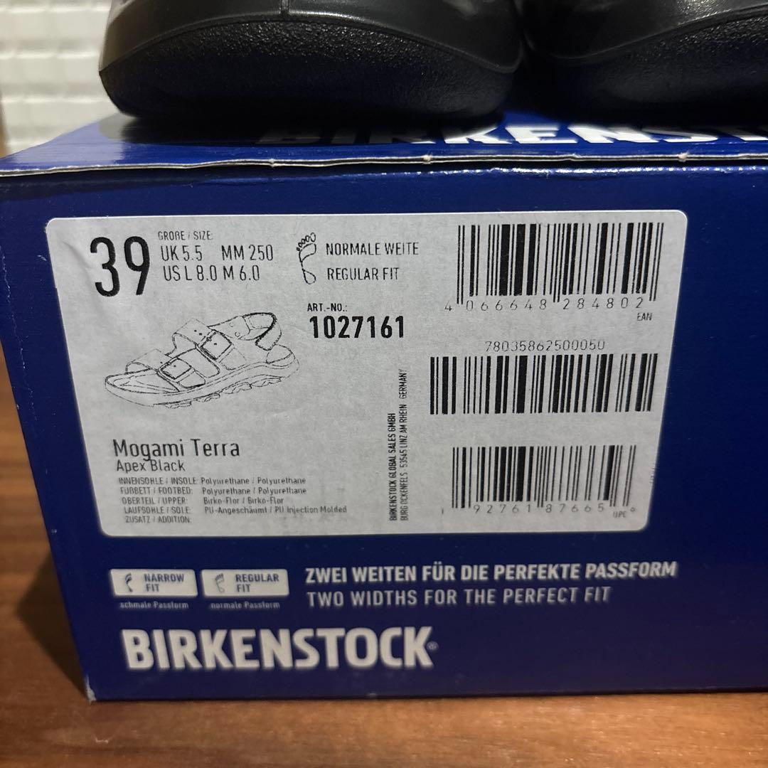 BIRKENSTOCK MOGAMI TERRA ビルケンシュトック 39 黒