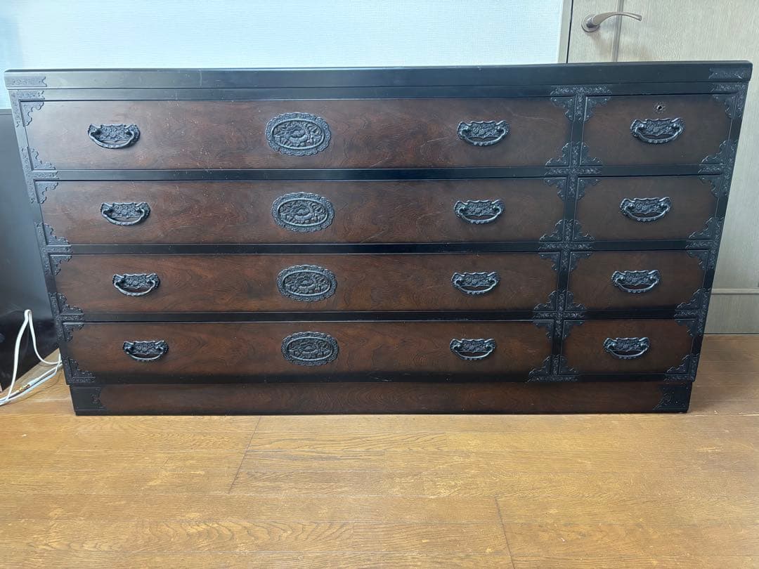 三丸家具工芸 タンス チェスト 鍵付き