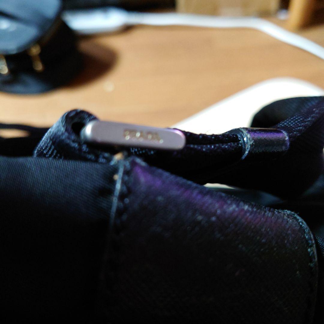 M*I様 PRADA ブラック メッセンジャーバッグ　学生さんや会社員に最適