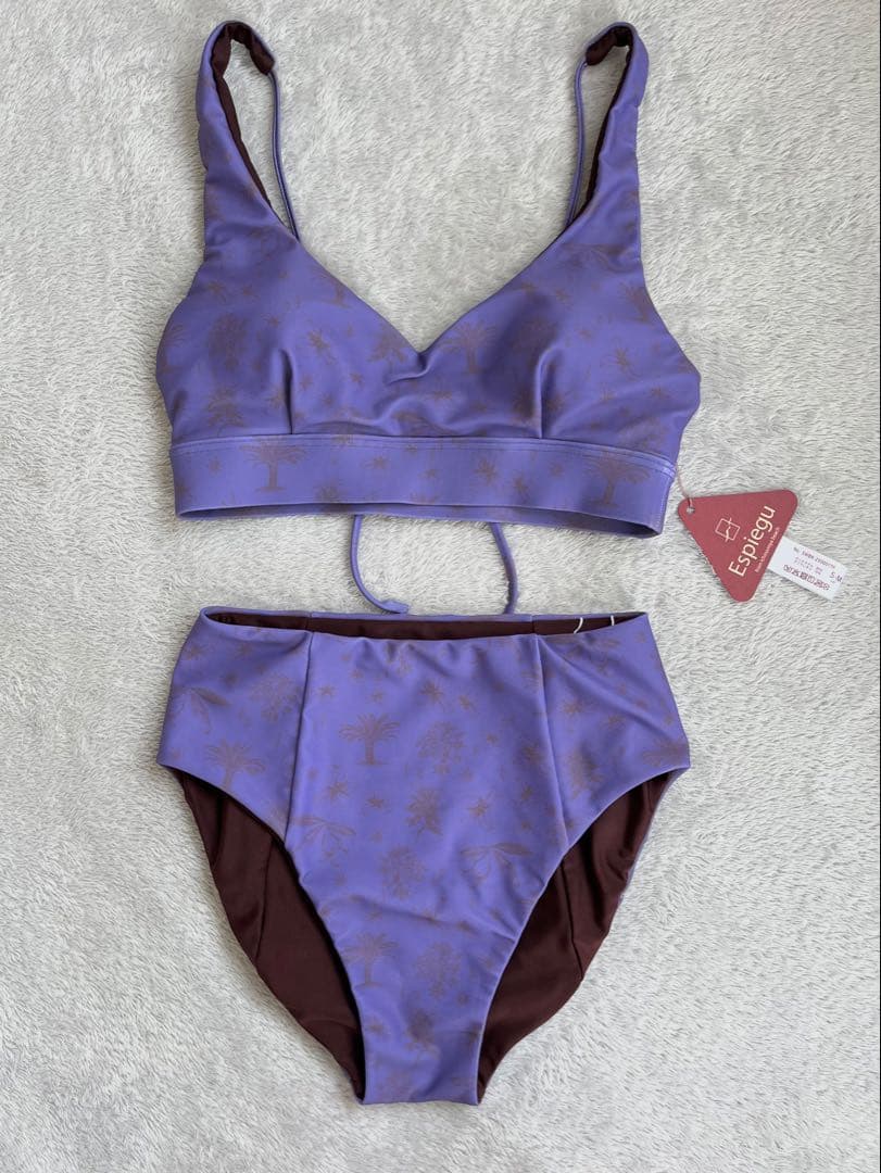 新品Espieguビキニset パープル［S-M］