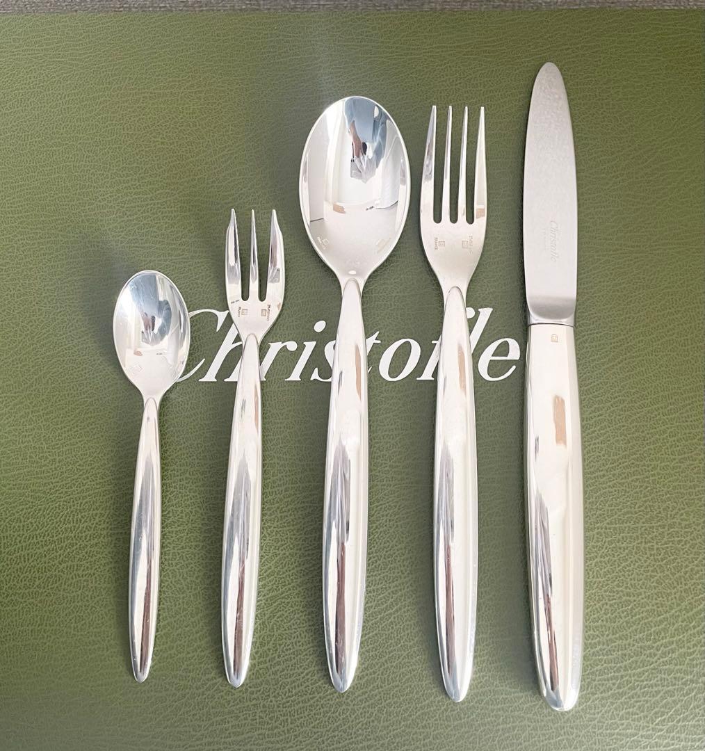 Christofle クリストフル　カトラリーセット 30点【ドロップシリーズ】
