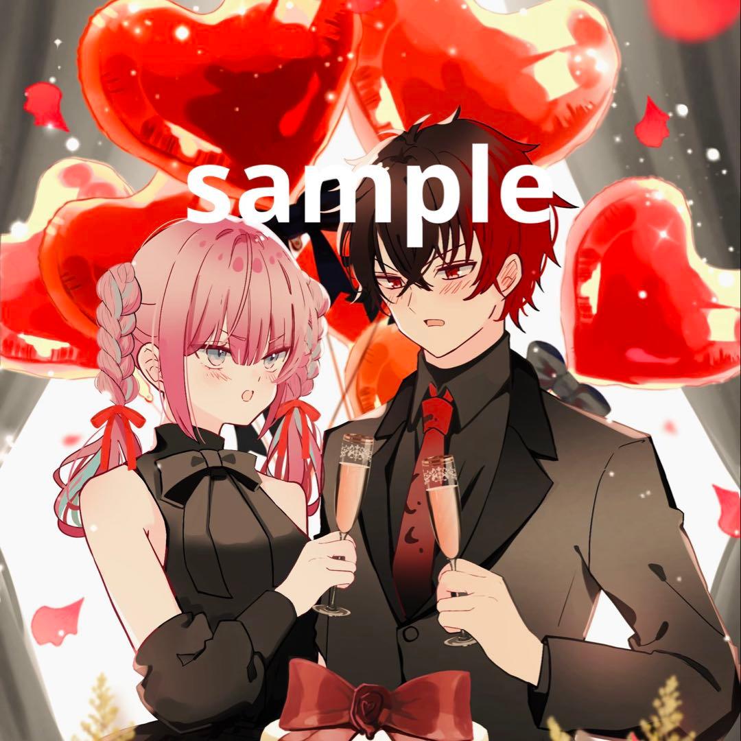 薙さま　イラストオーダー　夢絵　色紙