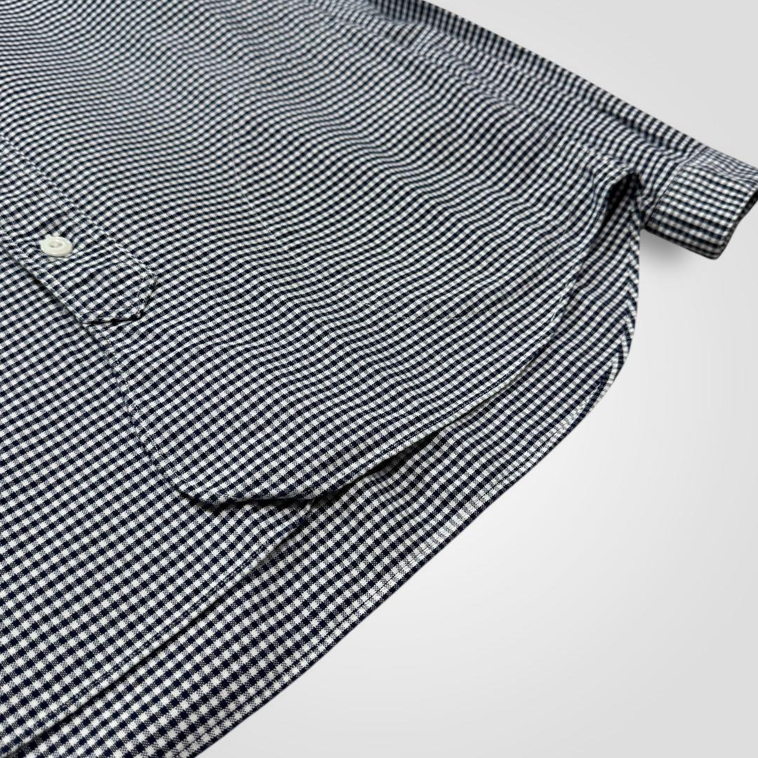 1710◆DANTON ダントン バンドカラーシャツ ノーカラーシャツ 38