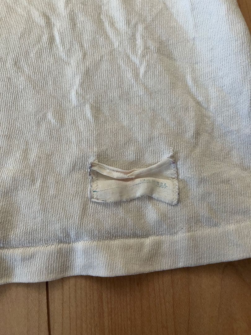 25日20時終了 ゴツナイキ　70s Vネック　フットボールTシャツ