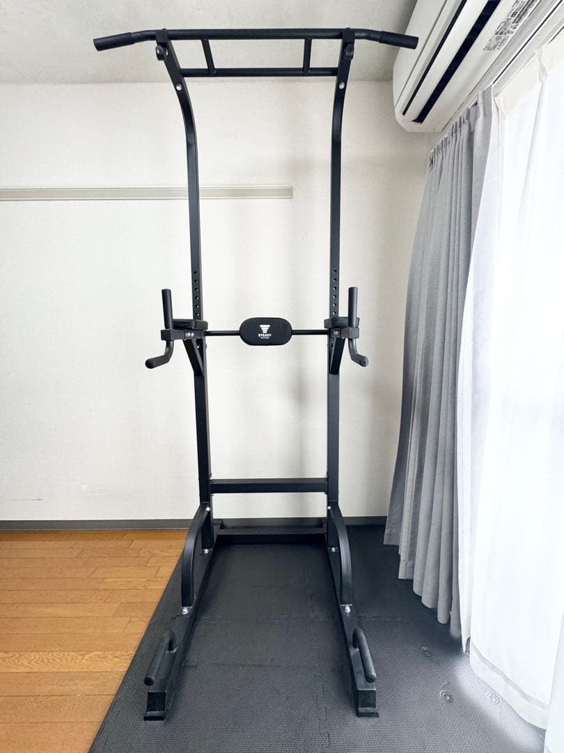 【カビゴン】STEADYマルチ懸垂マシン ぶら下がり健康器 懸垂器具