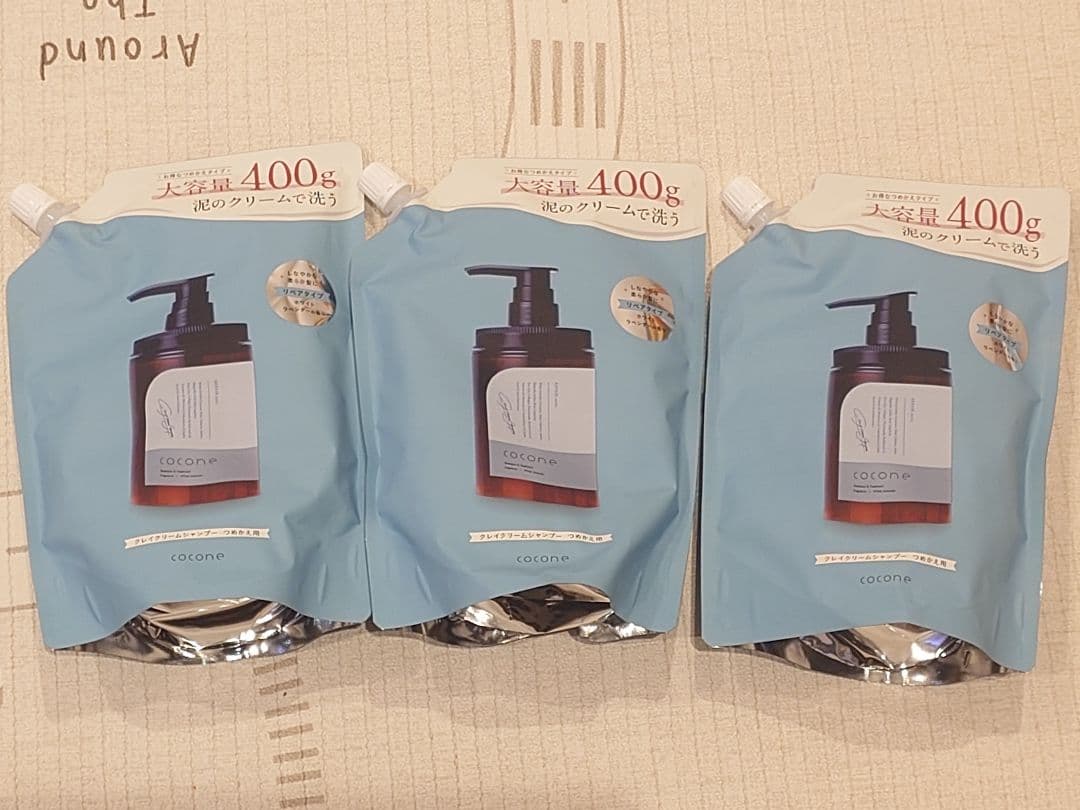 【新品未使用】cocone クレイクリームシャンプー 400g