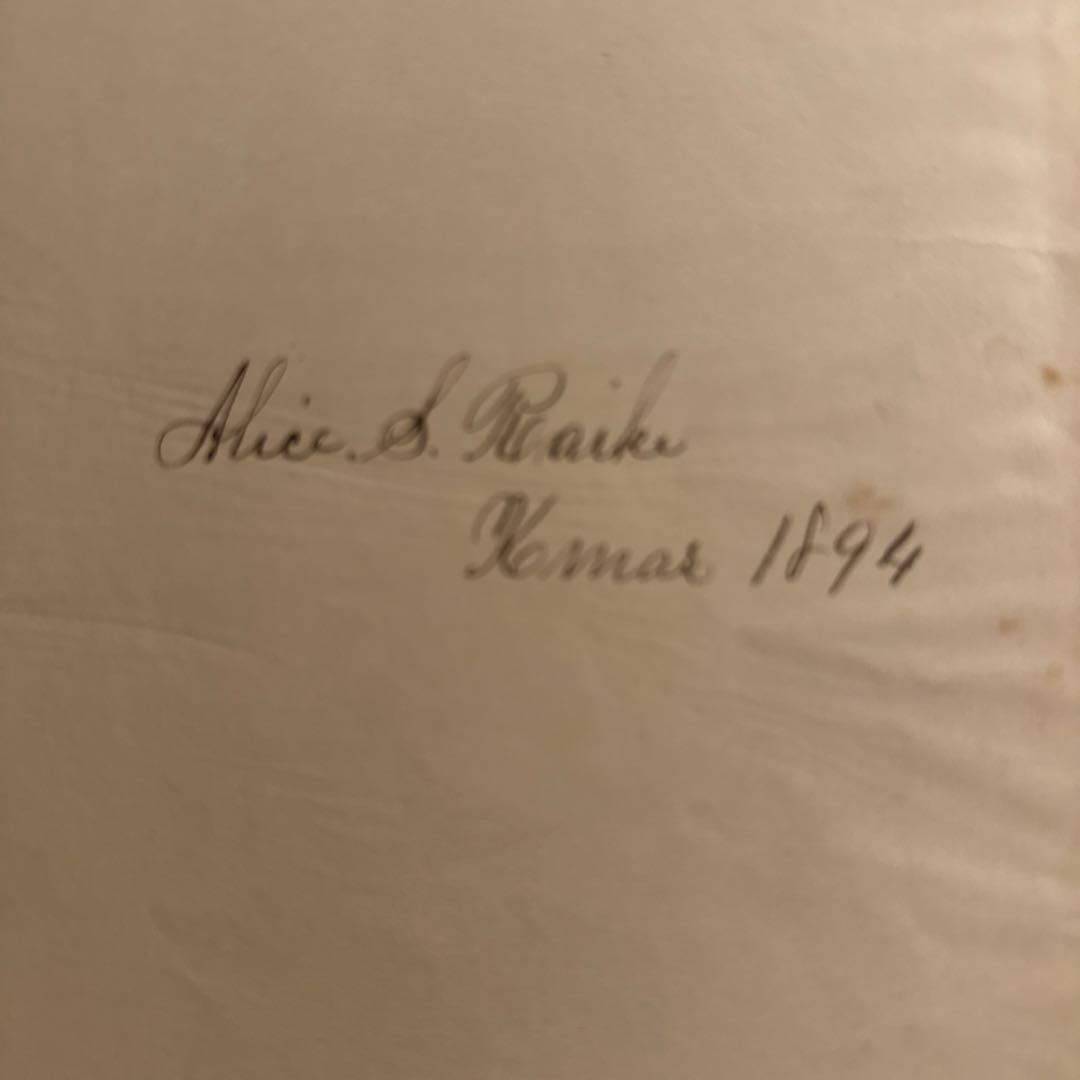 1894年アンティーク美しい挿絵ヴィクトリアン洋書　絵本ジャンクジャーナル古書