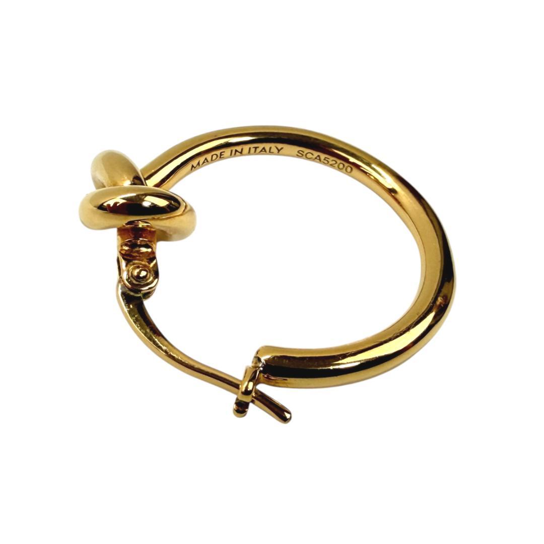 CELINE セリーヌ フープピアス ノット 片耳 SCA2202 ゴールド