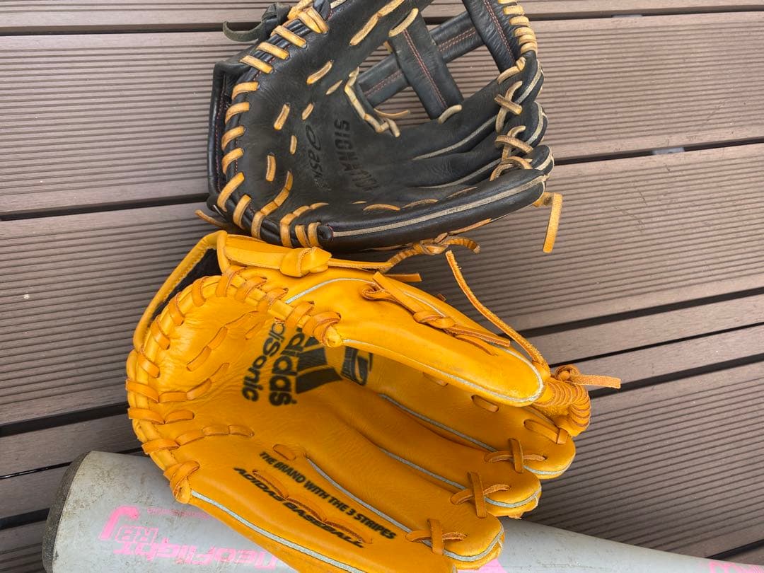 野球　グローブ　バット　セット