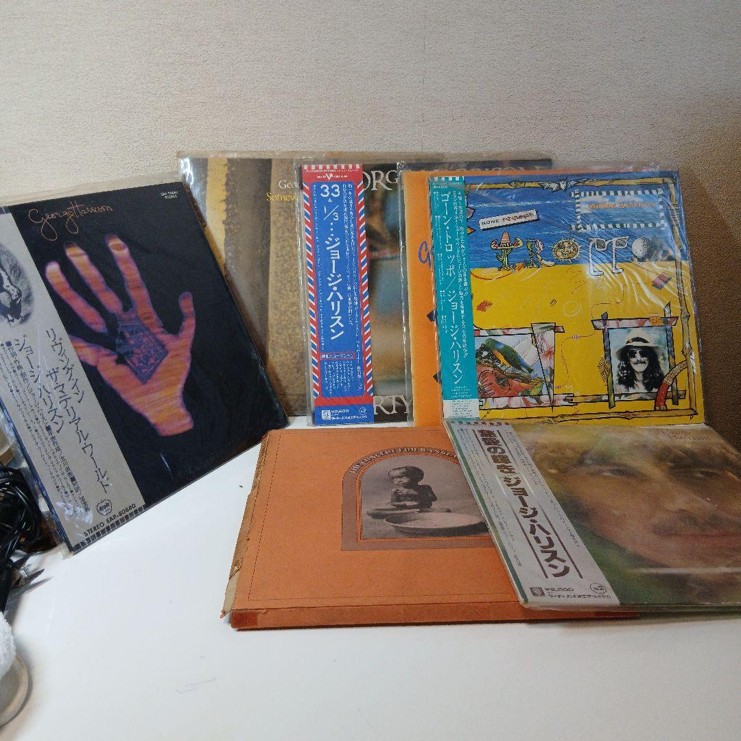 ★ジョージ・ハリスン★　LPレコード7種類9枚セット+日本ツアーパンフレット