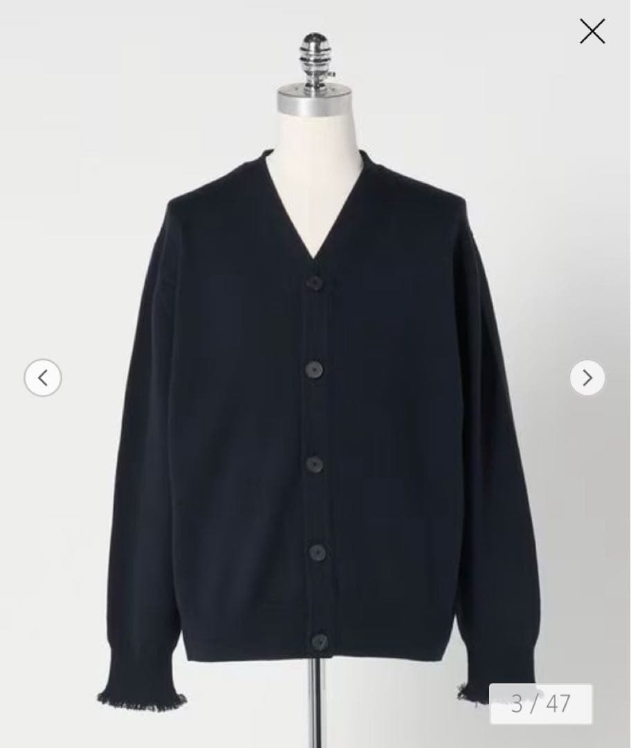 LOEFF⭐︎ユナイテッドアローズ ⭐︎袖フリンジカーディガン