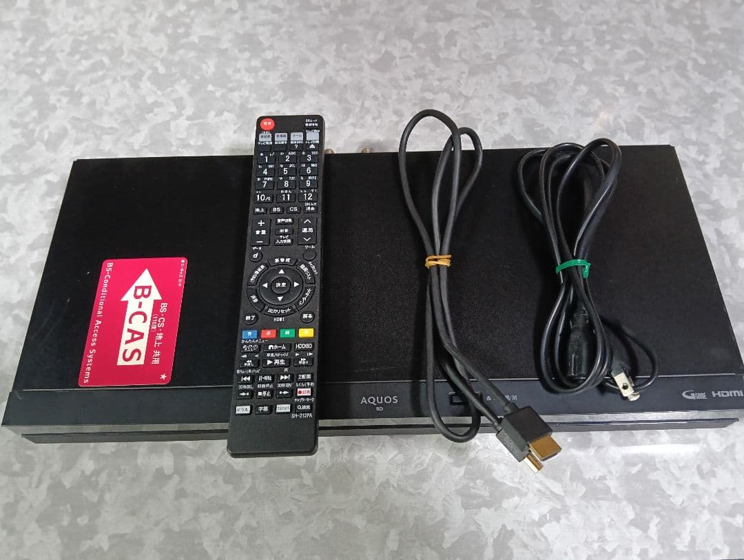 SHARP AQUOS ブルーレイレコーダー BD-NW500 HDD換装済