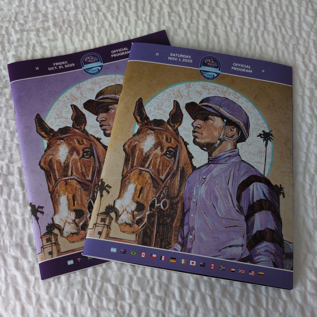 フォーエバーヤング 2025年ブリーダーズカップ レーシングプログラム両日セット