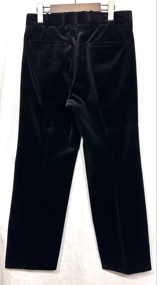 Alexander McQueen ベルベットスラックスパンツ/マックイーン