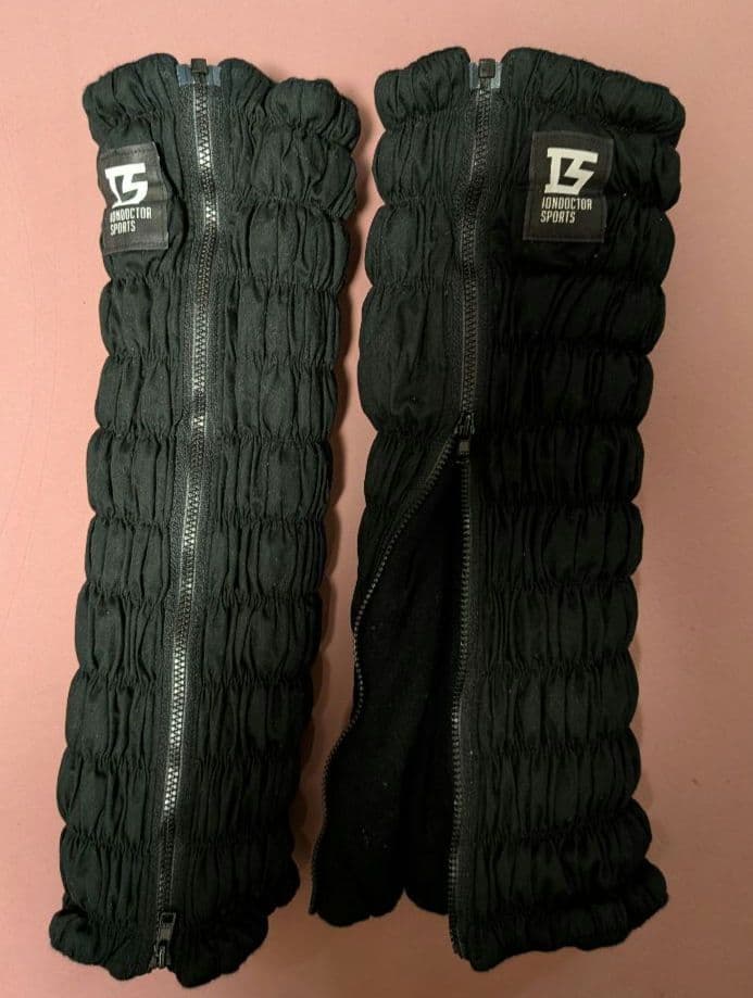 ☆イオンドクター　ファスナー付きレッグウォーマー