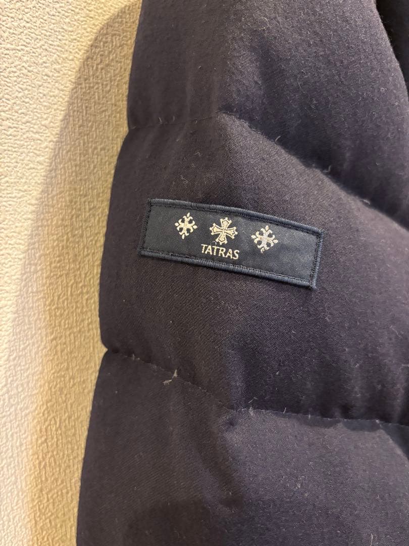 【やなぎ】タトラス　メンズ　ダウン　アゴルド　ネイビー