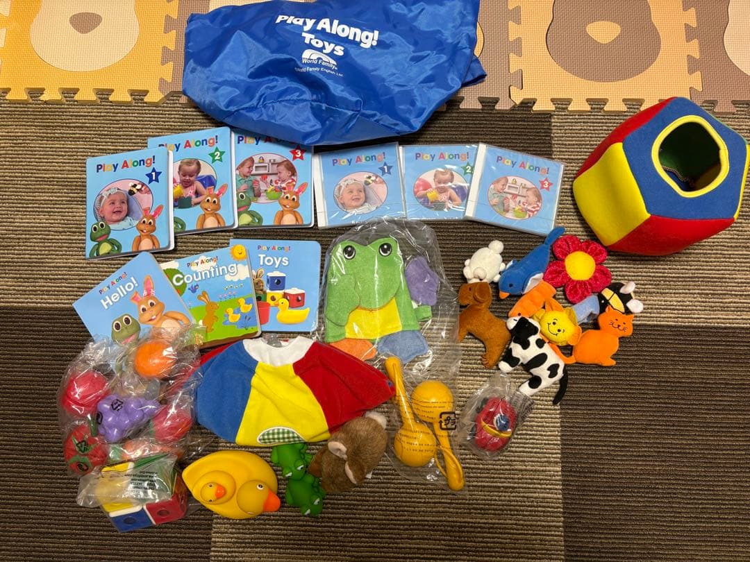 【美品】ディズニー　英語　DWE プレイアロング　おもちゃセット　DVD 絵本