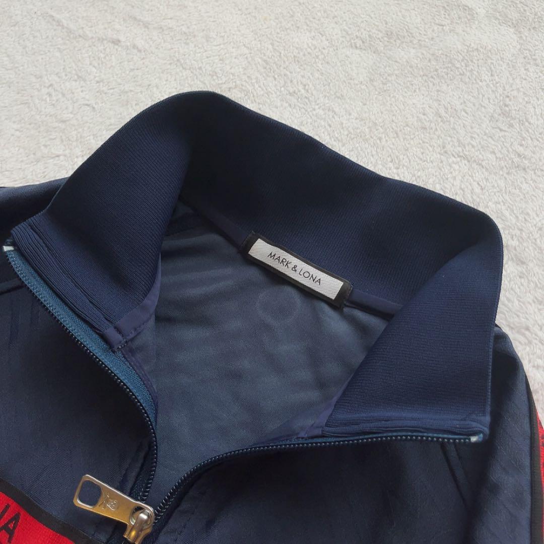 美品　マークアンドロナ　セットアップ　ジャケット　パンツ　ジャージ　ネイビー