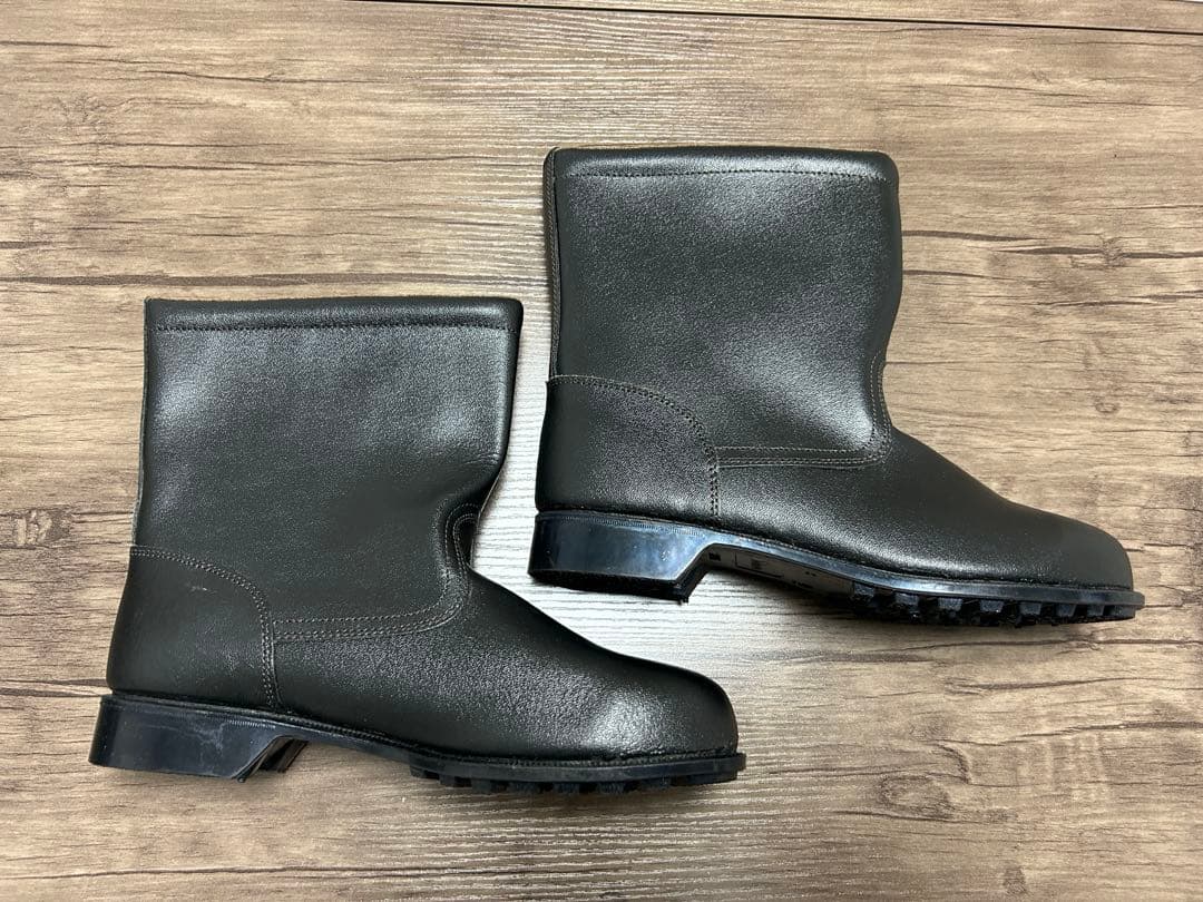 Simon 黒 合成皮革 ブーツ 半長靴　安全靴