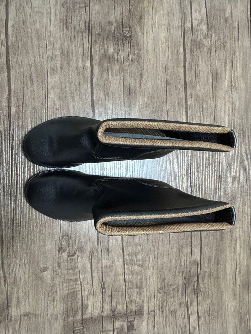 Simon 黒 合成皮革 ブーツ 半長靴　安全靴