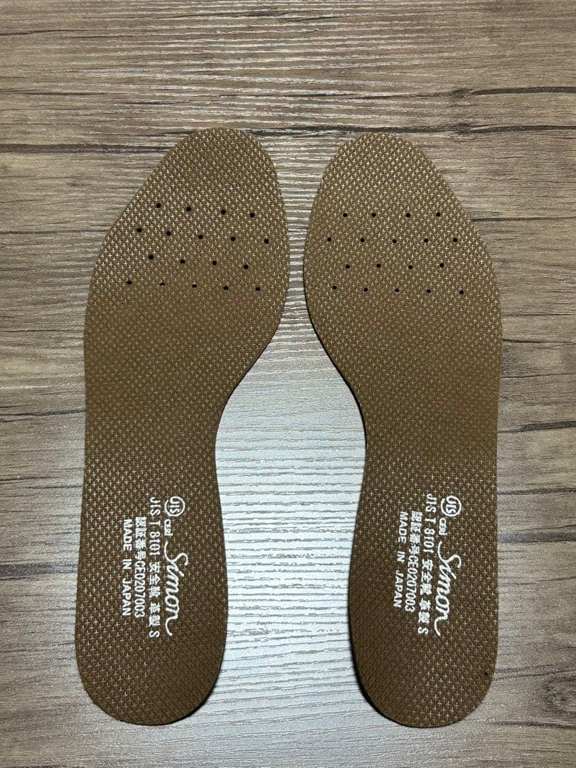 Simon 黒 合成皮革 ブーツ 半長靴　安全靴